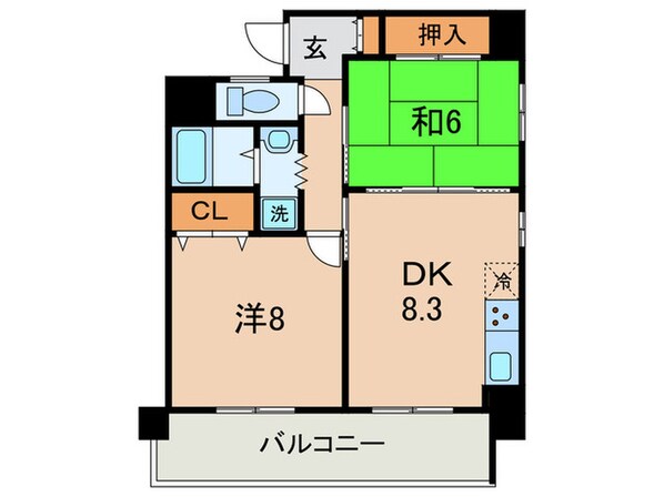 ハルズ羽坂の物件間取画像